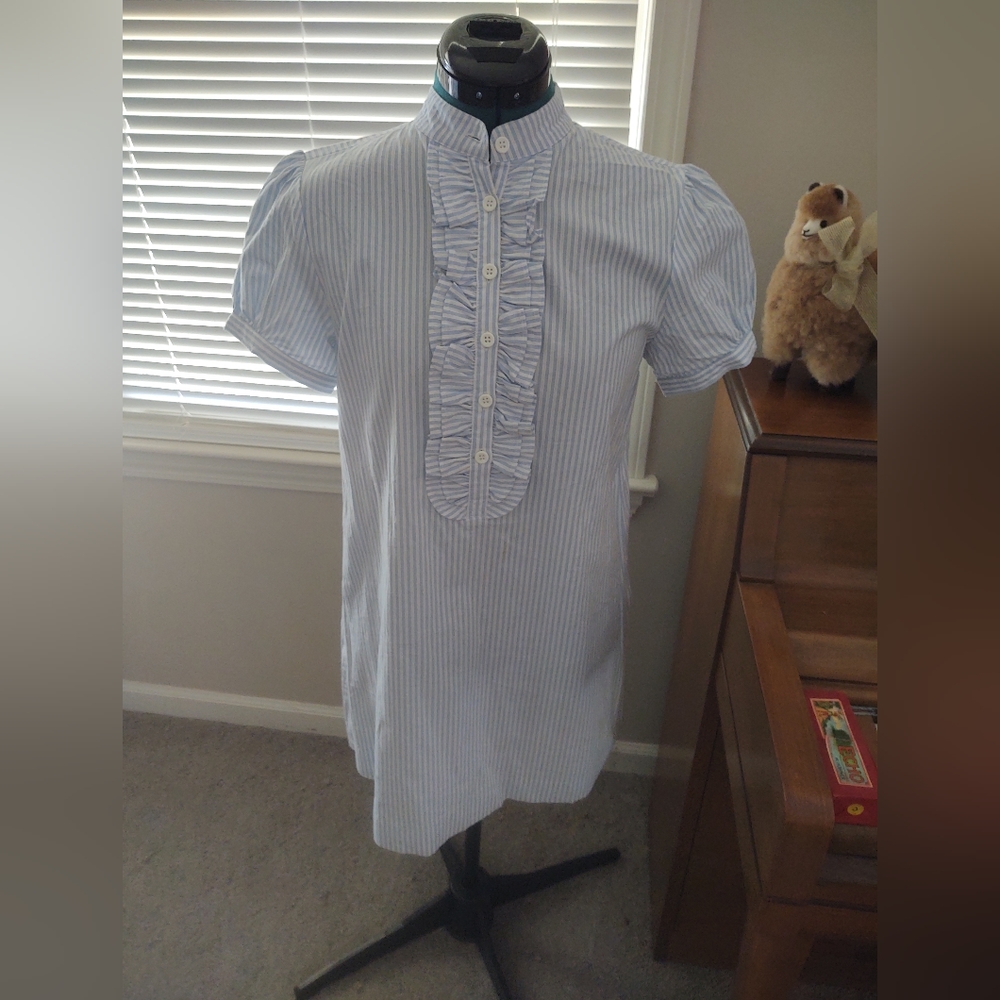 Faith peace and love Blue medium dress